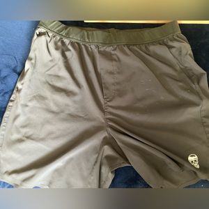 Worn once. Mens GymReapers shorts. Grey. 2XL